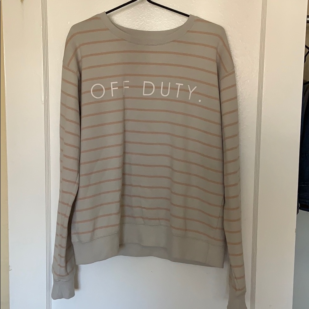 crew neck sweatshirt
